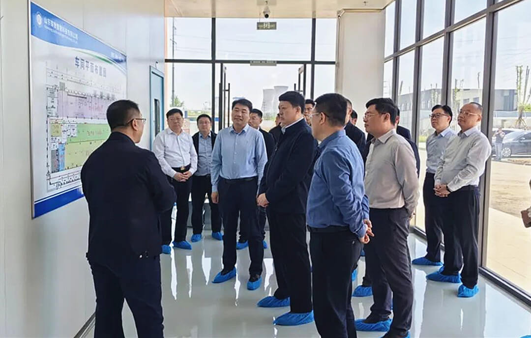 临沂市委常委、副市长隽新阳到罗庄区氮化镓项目调研